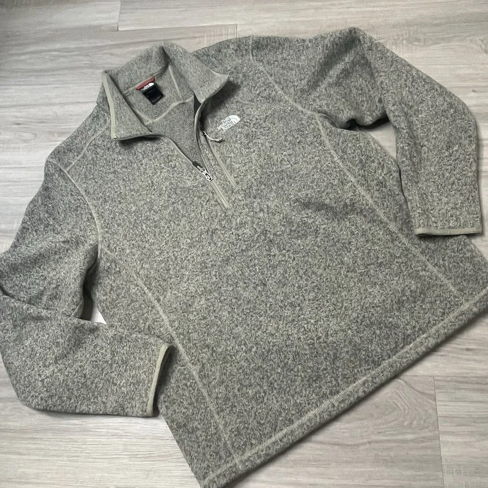 The‎ North Face Gordon Lyons Full Zip Jacket Mens XL Gray Hiking Fleece Outdoors